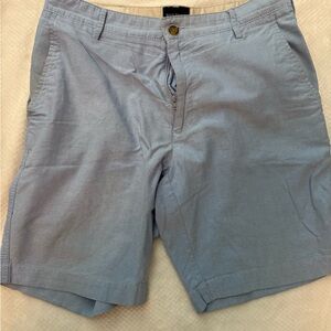 Light Blue Men's Flat Front Shorts